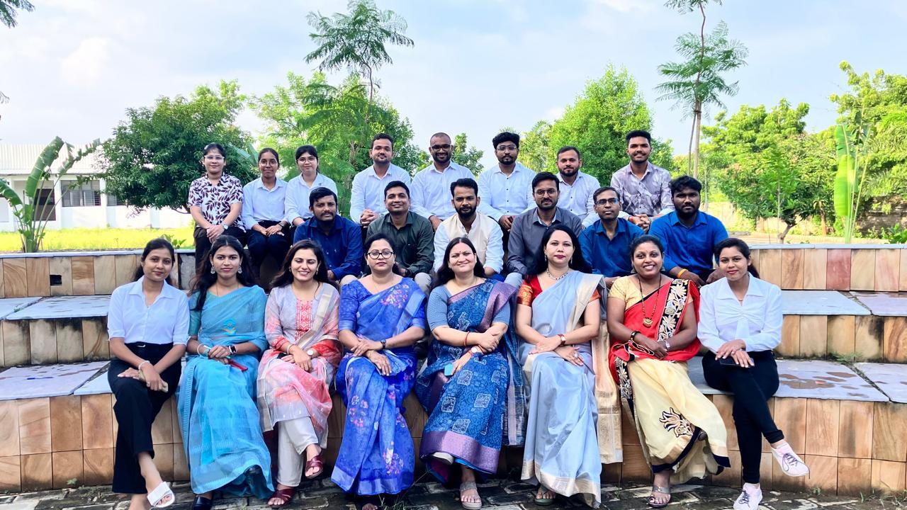 Student With faculty During College Event